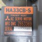 MITSUBISHI AC SERVO MOTOR HA33CB-S Z653369 OSE 5K-6-12-0 TS 5146 N12 BKO-NC6214