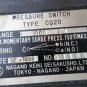 NAGANO KEIKI PRESSURE SWITCH CQ20 1000 PSI 12.1996 011050 LOT OF 3 PIECES