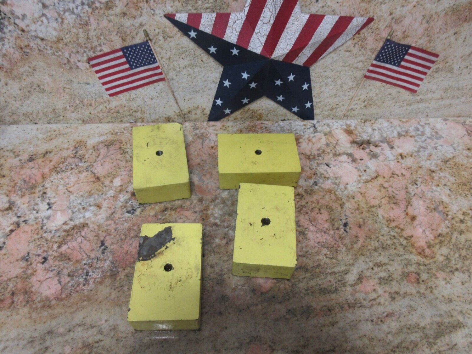 UNISORB LR5000 LEVELING LEGS BLOCK FEET PADS PRESS MOUNT 7" EACH 1