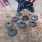 OKUMA LU-15 CNC LATHE LEVELING LEG LEGS PADS FEET BLOCK LOT OF 3 PIECES