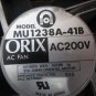 ORIX AC FAN MU1238A-41B AC200V SX6 200V LOT OF 4 PIECES