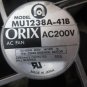ORIX AC FAN MU1238A-41B AC200V SX6 200V LOT OF 4 PIECES