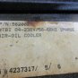 CINCINNATI LAMB CFV800 OILTECH TBI AIR-OIL COOLER 582002 04-230V 4237317 539004