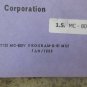 MATSUURA MXII MC-800V CNC VERTICAL MILL PROGRAMMING MANUAL 1.5 PROGRAM-E-01