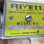RIVETT DIRECTIONAL VALVE 65000-01-CGL-62 CINCINNATI CNC