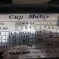 YASKAWA CUP MOTOR UGCMEM-04-MU12 S06102-3A W/ FEEDBACK UNIT TFUE-08ZC7