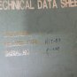 HYUNDAI CNC LATHE PARAMETER SHEET HIT M-8S 5-238 07104 DATE 98.8 PARAMETERS
