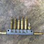 FADAL 4020 CNC VERTICAL MILL BIJUR PISTON WAY LUBE OIL DISTRIBUTOR 6X2