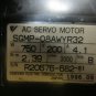 YASKAWA AC SERVO MOTOR SGMP-08AWYR32 750W 200V CNC 120 DAY  WARRANTY