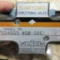 SUMITOMO DIRECTIONAL VALVE SD4SGS-AGB-02C-D24-21-Z WD-21B-07 DC24V EACH 1