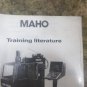 MAHO TRAINING LITERATURE CNC 432 MH400E
