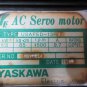 YASKAWA AC SERVO MOTOR USAFED-13FA2 1.3KW W/ ENCODER UTOPI-600UB01 WARRANTY