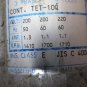 NISSEI INDUCTION GEAR MOTOR 0.2KW 3 PHASE 4 POLES CONT. TET-10Q E JIS C 4004