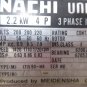 NACHI OIL MOTOR PUMP LTIS90-NR VABA-1A4B22 UVD-1A-A3-2.2-4-25 VDR-1B-1A3-U-22