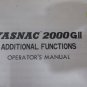 MORI SEIKI YASNAC 2000GII ADDITIONAL FUNCTIONS OPERATORS MANUAL TOE-C843-6.21