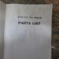 KIA KT28/31 CNC LATHE  PARTS LIST MANUAL