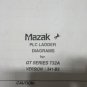 MAZAK PLC LADDER DIAGRAMS QT SERIES T32A VER. 341-B3 PLCQT32A MAZAK QT-35N