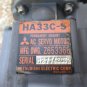 MITSUBISHI AC SERVO MOTOR HA33C-S FA-CODER TS 5146N 18 BKO-NC6214 EACH 1