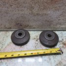 OKUMA CNC VERTICAL MILL LATHE LOT OF 2 LEVELING LEG LEGS PAD FEET BLOCK OKUMA CNC VERTICAL MILL LATHE LOT OF 2 LEVELING LEG LEGS PAD FEET BLOCK