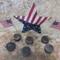LEADWELL V-25 CNC MILL LEVELING LEG LEGS PADS FEET BLOCK LOT OF 3 PIECES