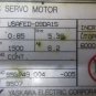 YASKAWA AC SERVO MOTOR USAFED-09DA1S 0.85 KW UTOPH-600VB 6000 P/R WARRANTY