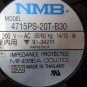 NMB FAN 4715PS-20T-B30 200V 14/13W 91-34211 B00 EACH 1