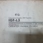 1996 OKUMA LB25 IGF-L3 OPERATION MANUAL IGF-L3 KP0-0081-00 3280-E 09-1989