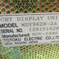 TOTOKU CRT DISPLAY MONITOR MODEL MDT962B-2A CNC BROTHER HS-3600 EDM WARRANTY