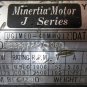 YASKAWA MINERTA MOTOR J SERIES MOTOR UGJMED-40MHQ12 1983 322522-1-069 WARRANTY