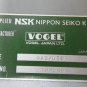 NSK NIPPON VOGEL P0PW-71-2 UE21001 0AS/U20 OAS/U20 OIL LUBRICATION SYSTEM PUMP