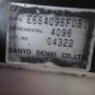 SANYO BL SUPER MOTOR 65BM020DBERG LOT NO 0430018C E684096F0B1 4096