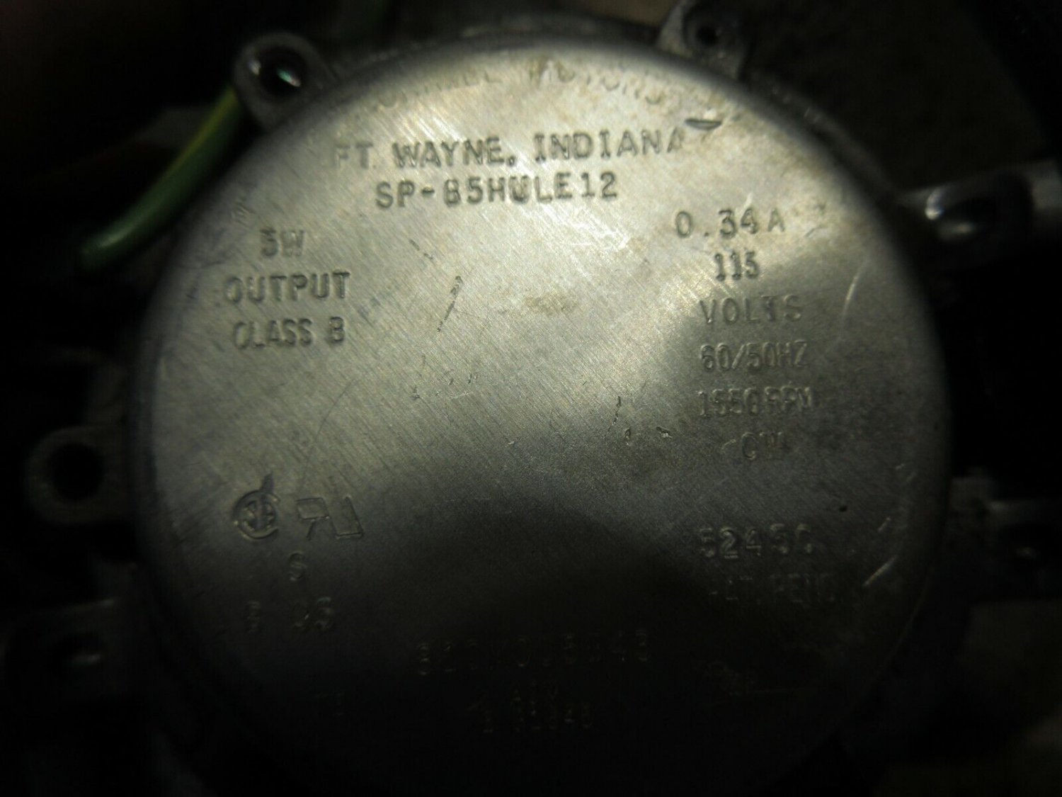 KAESER AIR DRYER MOTOR FAN 8" SPB5HULE12 5245C 8 95 810M005643 E81645