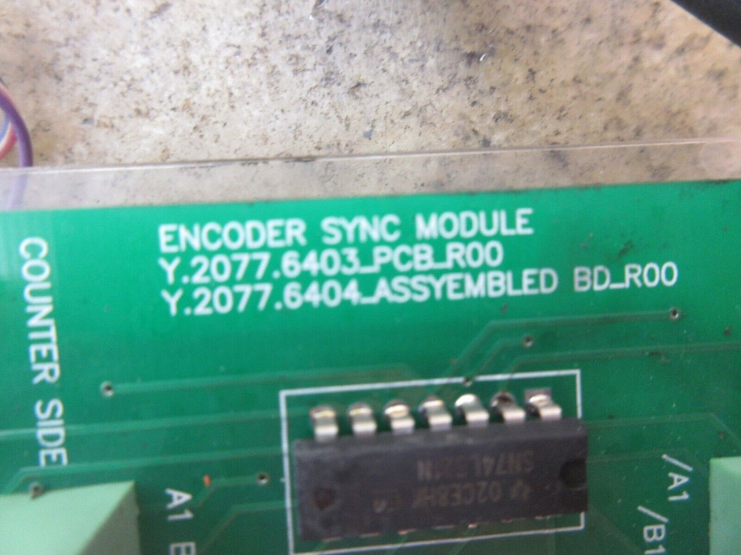 95 CINCINNATI ARROW 500 CNC ENCODER SYNC MODULE Y.2077.6403 PCB R00 ...
