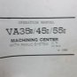 MORI SEIKI OPERATION MANUAL VA35 III 45II 55II CNC MILL FANUC 11M 10M