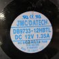 JMC/DATECH DC BRUSHLESS FAN DB9733-12HBTL DC 12V 1.35A CNC