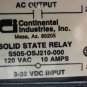 CONTINENTAL INDUSTRIES SOLID STATE RELAY S505-OSJ210-000 3-32