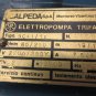 CALPEDA ELETTROPOPMA MOTOR PUMP BC41/1SE N.3535000 BC41/1S E LOT OF 3 PIECES