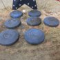 DAINICHI F25M CNC LATHE LEVELING LEG LEGS PADS FEET BLOCK LOT OF 3 PIECES