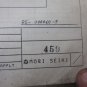 MORI SEIKI SL-25 CNC LATHE FANUC ELECTRICAL CIRCUIT DIAGRAM SL-25 10TD 459