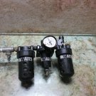 WATTS AIR FILTER REGULATOR VALVE UNIT W/ PSI GAUGE OKUMA MC-40VA WATTS AIR FILTER REGULATOR VALVE UNIT W/ PSI GAUGE OKUMA MC-40VA