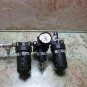 WATTS AIR FILTER REGULATOR VALVE UNIT W/ PSI GAUGE OKUMA MC-40VA