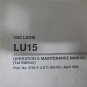 OKUMA LU15 CNC OPERATION & MAINTENANCE MANUAL 1ST ED 3798-E LE11-065-R1 LOT OF 3
