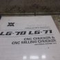 WASINO LG-71 LG-70 CNC LATHE CHUCKERS CNC MILLING CHUCKERS OPERATORS MANUAL