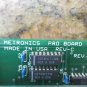 METRONICS PRO BOARD REV-C ASSY D11252 387800-6063 V 10522 D11254 CPU MODULE