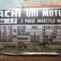 NACHI OIL MOTOR PUMP M LTIS90-NR VDR-1B-13B-1146G UVD-1A-A3-2.2-4-1034J OKUMA