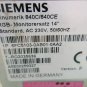 SIEMENS SINUMERIK CONTROLLER 840C/840CE 1P 6FC5103-0AB01-0AA2 PANEL DISPLAY
