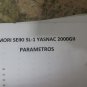MORI SEIKI SL-1 CNC LATHE YASKAWA YASNAC 2000GII PARAMETERS LIST