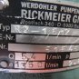 WERDOHLER RICKMEIER GMBH MOTOR R2-1,5,12-5 TYPE 3 AP 63 4 COOLANT PUMP