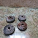 1996 OKUMA LB25 CNC LATHE LEVELING LEG LEGS PADS BLOCK FEET LOT OF 4