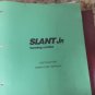 NAKAMURA SLANT JR CNC LATHE INSTRUCTION MANUAL E-19211E/02